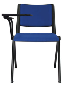 Silla REVOLUTION TAPIZADA con paleta, base pintada