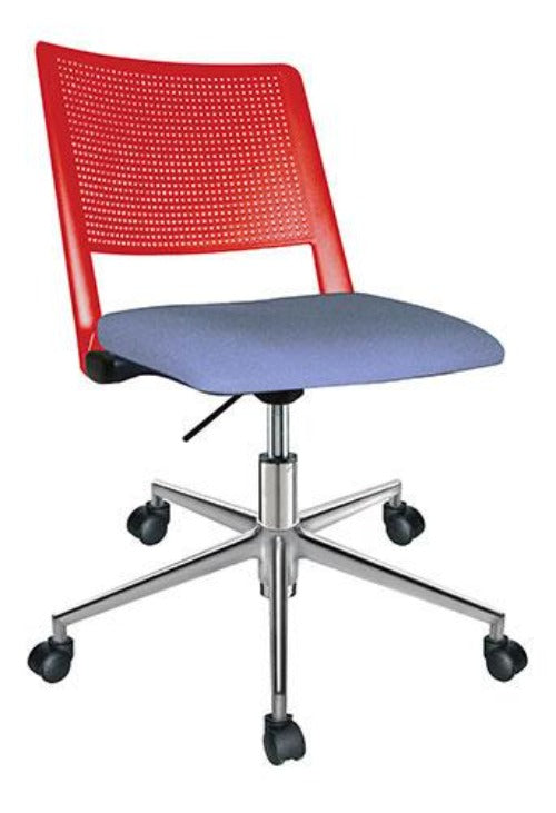 Silla REVOLUTION  Respaldo polipropíleno Asiento tela o viníl