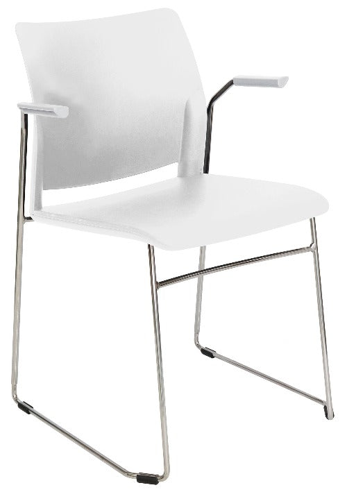 Silla ALPHA Asiento y Respaldo En Polipropileno Con Brazos