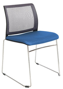 Silla ALPHA Respaldo En Malla y Asiento Tapizado