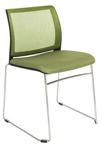 Silla ALPHA Respaldo En Malla y Asiento Tapizado