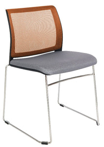 Silla ALPHA Respaldo En Malla y Asiento Tapizado