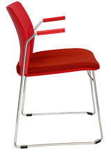Cargar imagen en el visor de la galería, Silla Fija ALPHA Asiento Tapizado con Brazos
