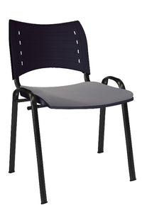 Silla INNOVA Asiento Tapizado y Respaldo En Polipropileno