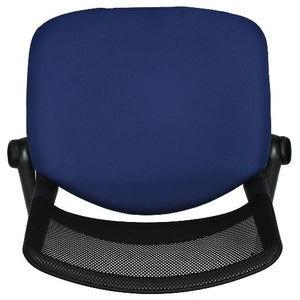 Silla Fija REVOLUTION Respaldo Malla Asiento Tapizado Base Pintada