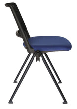 Cargar imagen en el visor de la galería, Silla Fija REVOLUTION Respaldo Malla Asiento Tapizado Base Pintada
