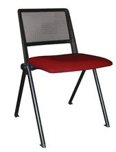 Cargar imagen en el visor de la galería, Silla Fija REVOLUTION Respaldo Malla Asiento Tapizado Base Pintada
