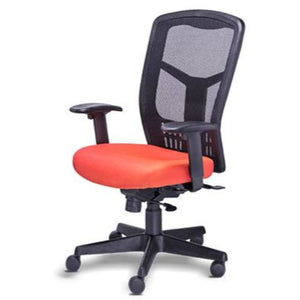 Sillón RE-1951 Ejecutivo en Malla  s/n Cabecera Tapizado en Tela