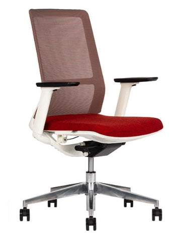 Silla SENSE WHITE R/B