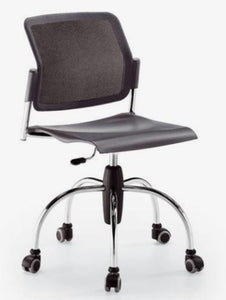 Silla ARETA Base Giratoria Respaldo Malla