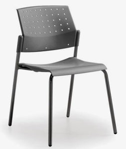 Silla ARETA Fija Negra