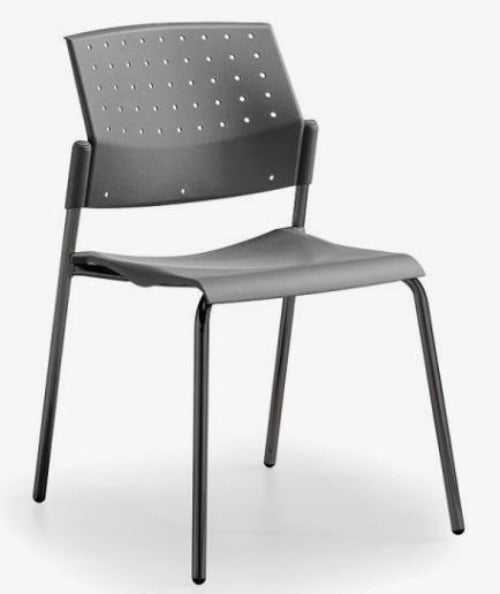 Silla ARETA Fija Negra