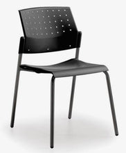 Cargar imagen en el visor de la galería, Silla ARETA Fija Negra
