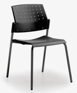 Silla ARETA Fija Negra