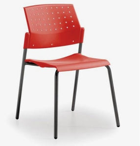 Silla ARETA Fija Negra