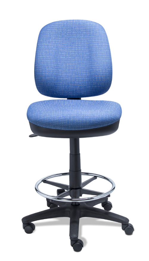 Silla RS-460/40/45 de Trabajo Versión Banco Alto Descansa Pies